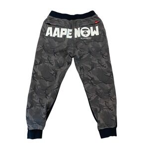 Aape A Bathing Ape Camo Colorblock Joggers Sweatpants Men's L